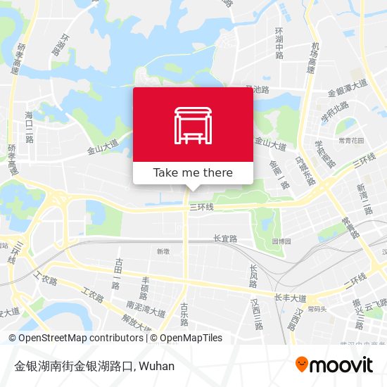 金银湖南街金银湖路口 map
