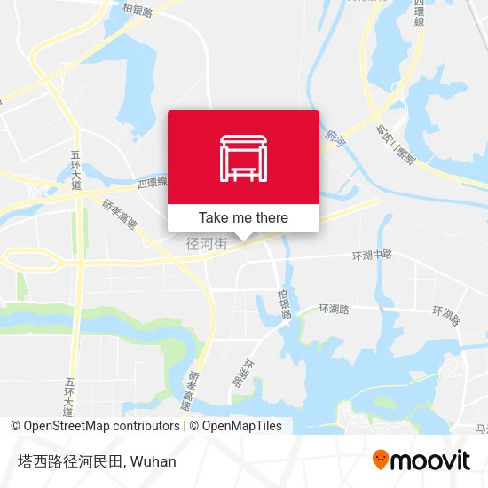 塔西路径河民田 map
