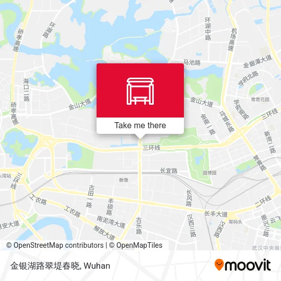 金银湖路翠堤春晓 map