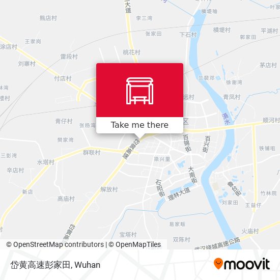 岱黄高速彭家田 map