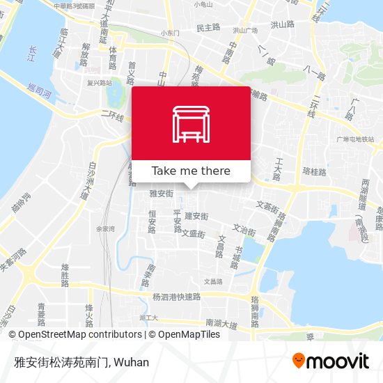 雅安街松涛苑南门 map