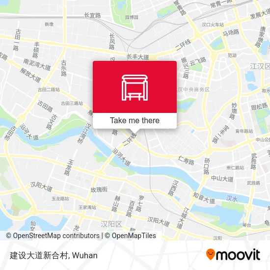 建设大道新合村 map