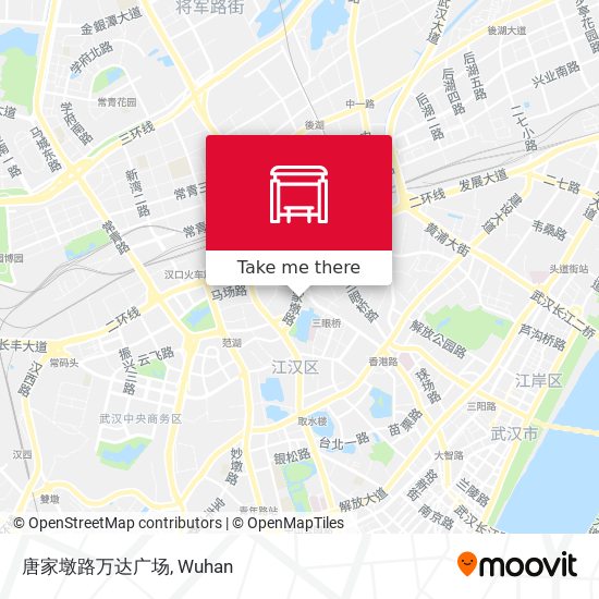 唐家墩路万达广场 map