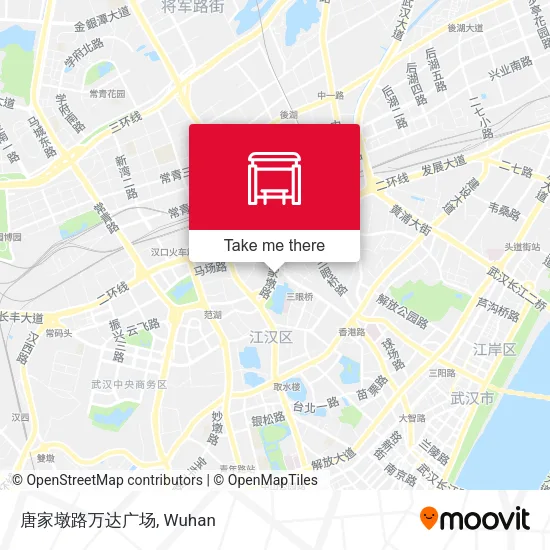 唐家墩路万达广场 map