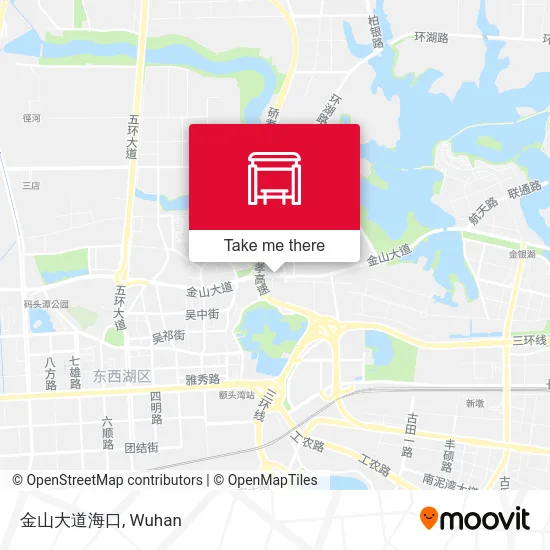 金山大道海口 map