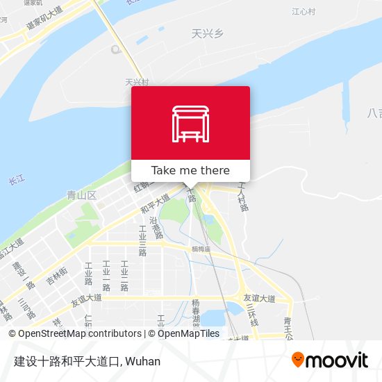 建设十路和平大道口 map