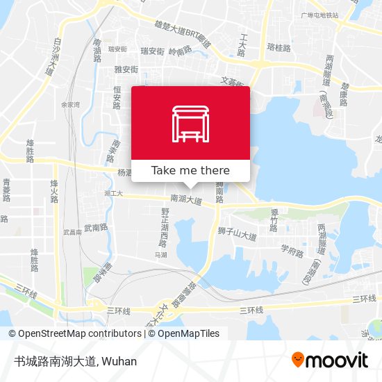 书城路南湖大道 map