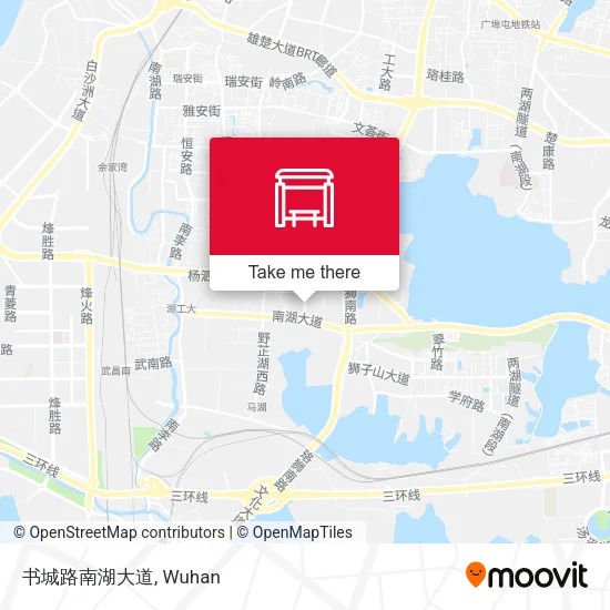 书城路南湖大道 map