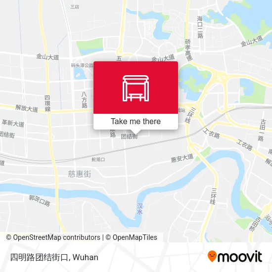 四明路团结街口 map