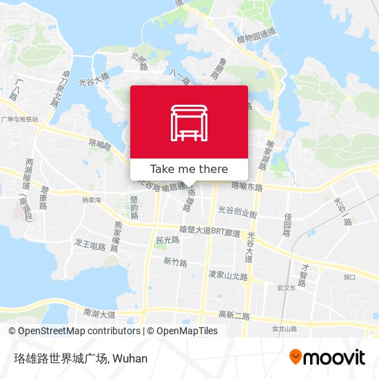 珞雄路世界城广场 map