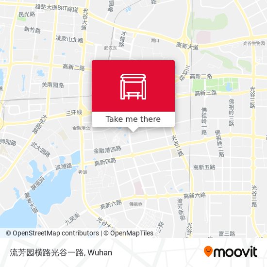 流芳园横路光谷一路 map