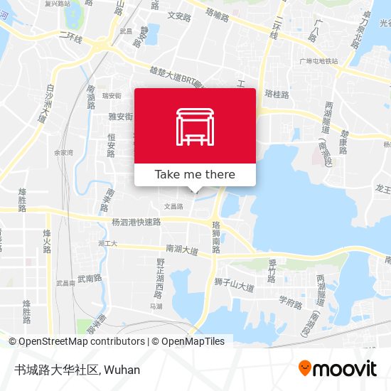 书城路大华社区 map