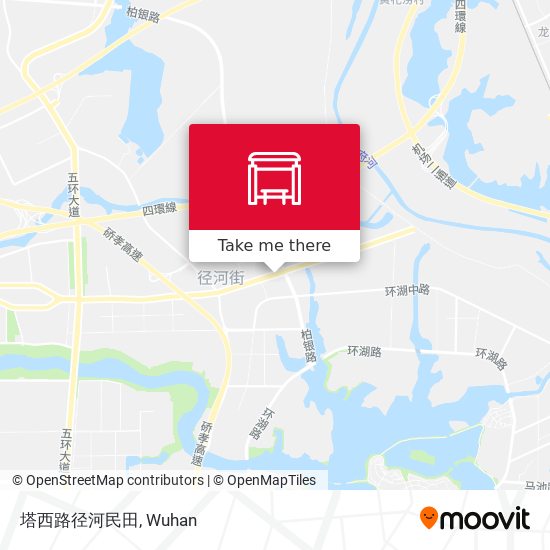塔西路径河民田 map