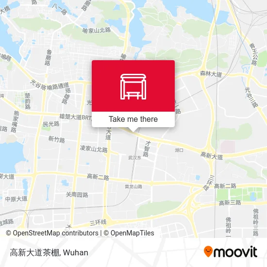 高新大道茶棚 map