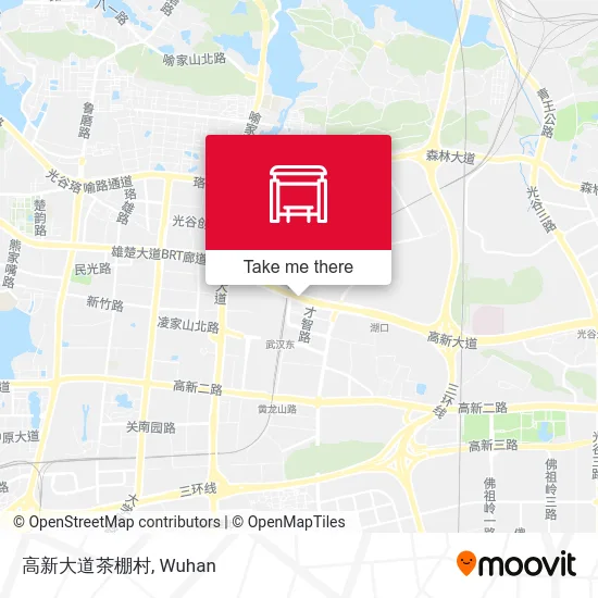 高新大道茶棚村 map