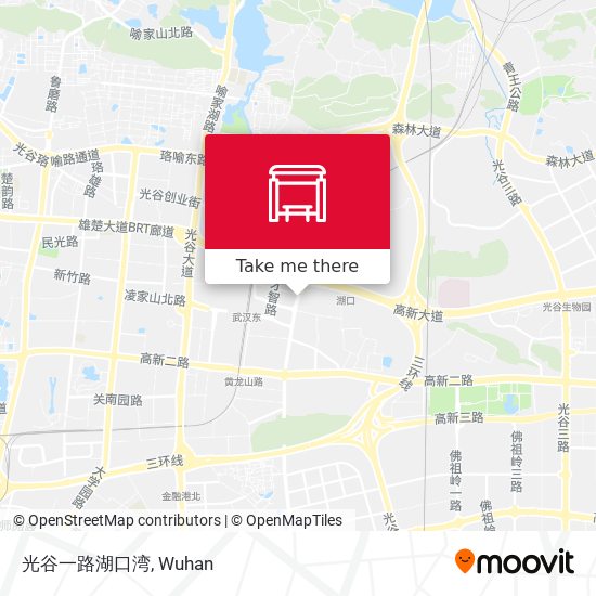 光谷一路湖口湾 map