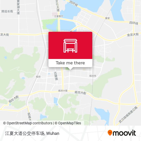 江夏大道公交停车场 map