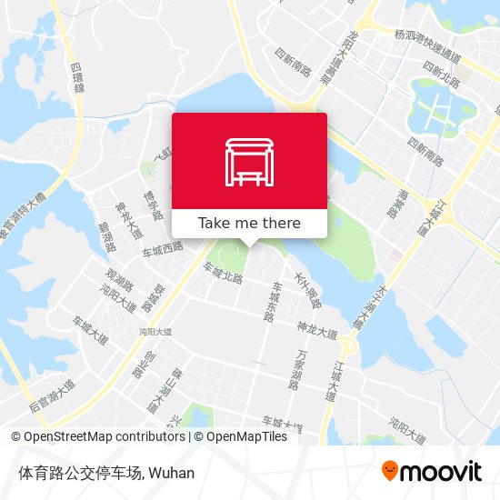 体育路公交停车场 map