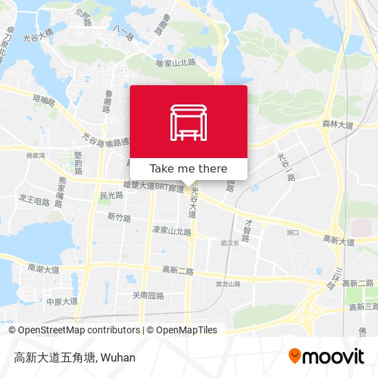 高新大道五角塘 map