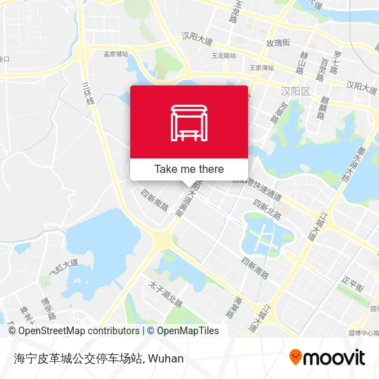 海宁皮革城公交停车场站 map