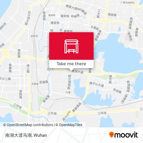 南湖大道马湖 map
