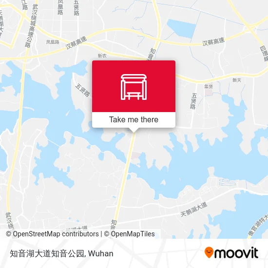 知音湖大道知音公园 map