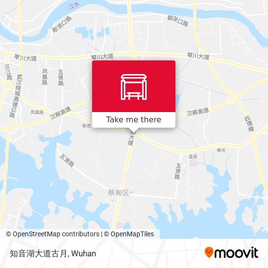 知音湖大道古月 map