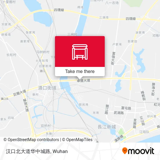 汉口北大道华中城路 map