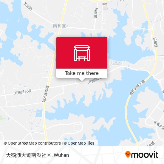 天鹅湖大道南湖社区 map