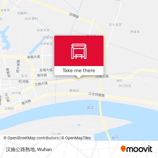 汉施公路熟地 map
