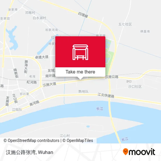 汉施公路张湾 map