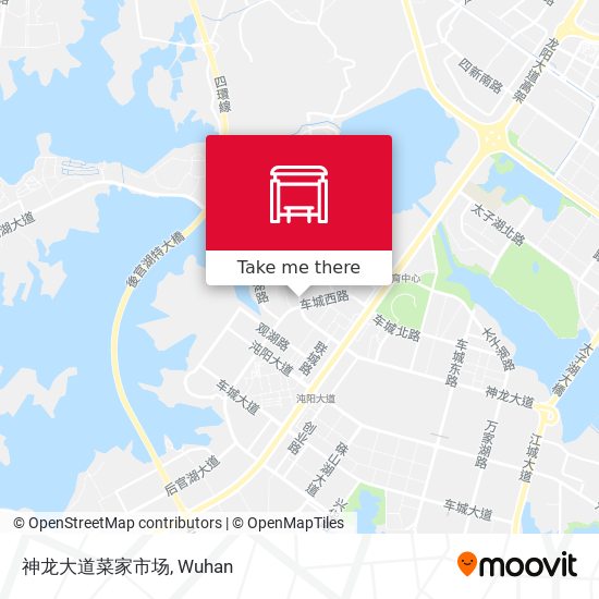 神龙大道菜家市场 map
