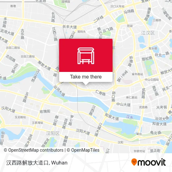 汉西路解放大道口 map