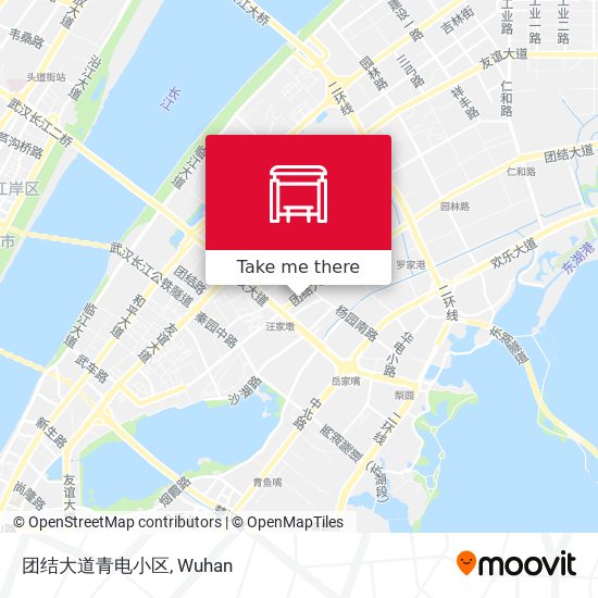 团结大道青电小区 map