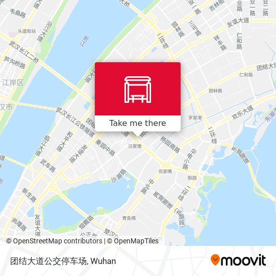 团结大道公交停车场 map