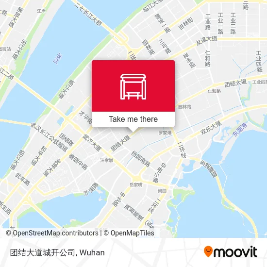 团结大道城开公司 map