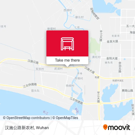汉施公路新农村 map
