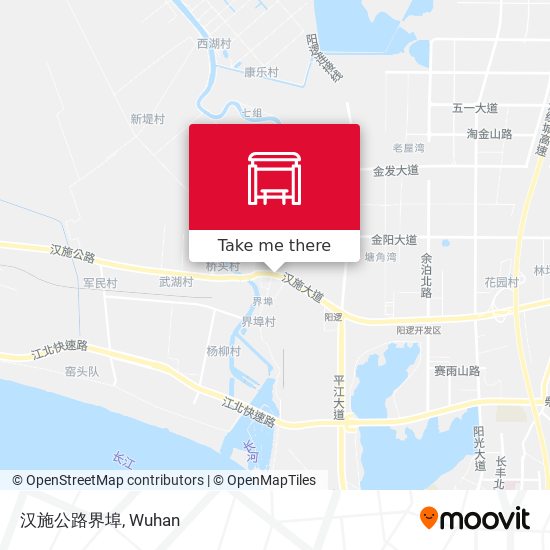 汉施公路界埠 map