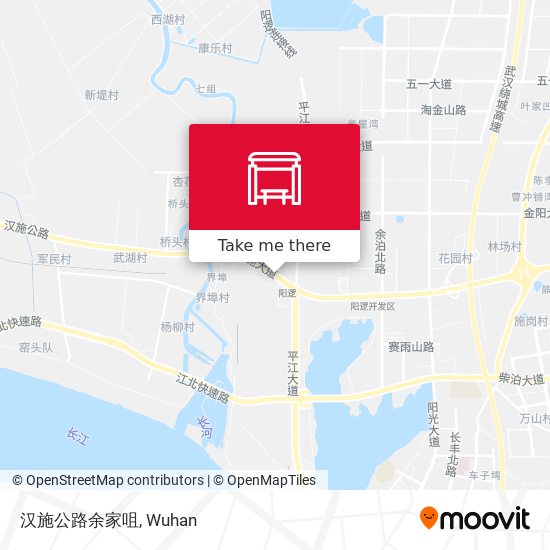 汉施公路余家咀 map