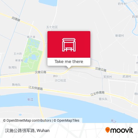 汉施公路强军路 map