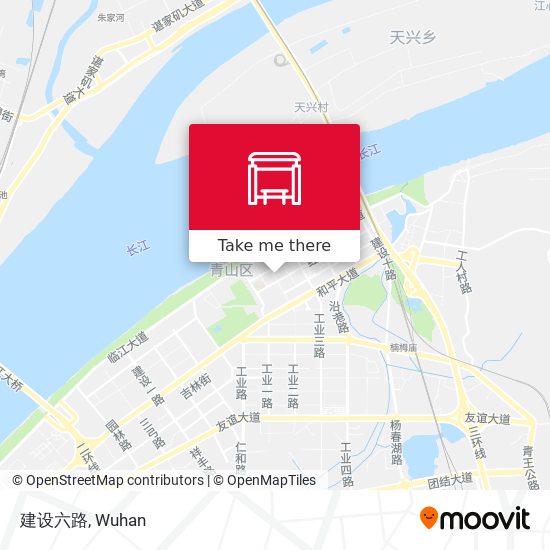 建设六路 map