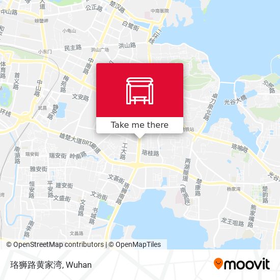珞狮路黄家湾 map