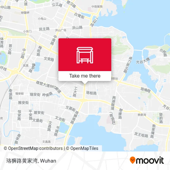 珞狮路黄家湾 map