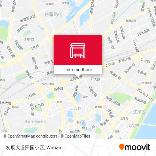 发展大道田园小区 map