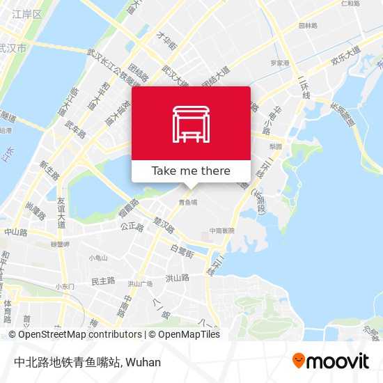 中北路地铁青鱼嘴站 map