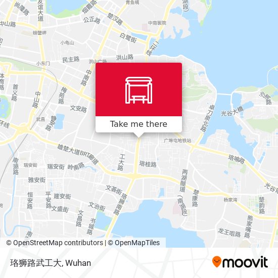 珞狮路武工大 map