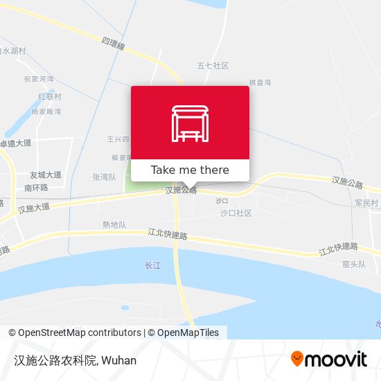 汉施公路农科院 map
