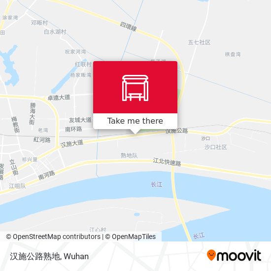 汉施公路熟地 map