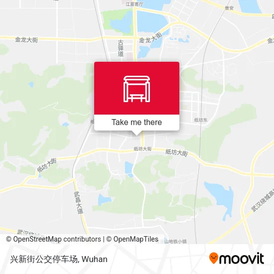 兴新街公交停车场 map