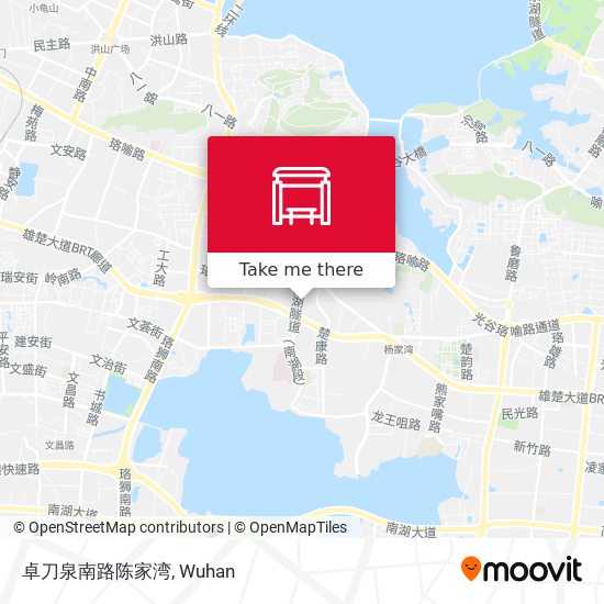 卓刀泉南路陈家湾 map